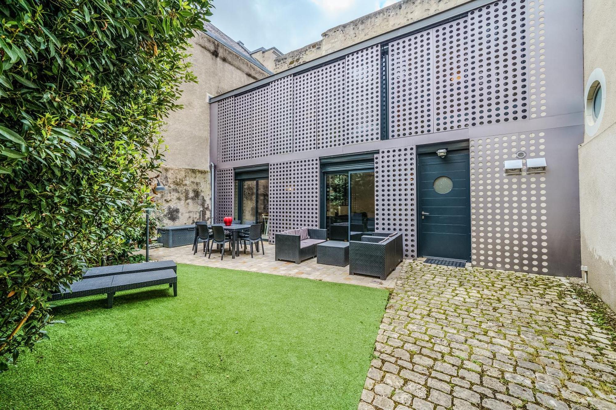 Maison D'Architecte Centre Tours Jardin, Climatisation, Parking 5 P Exterior foto