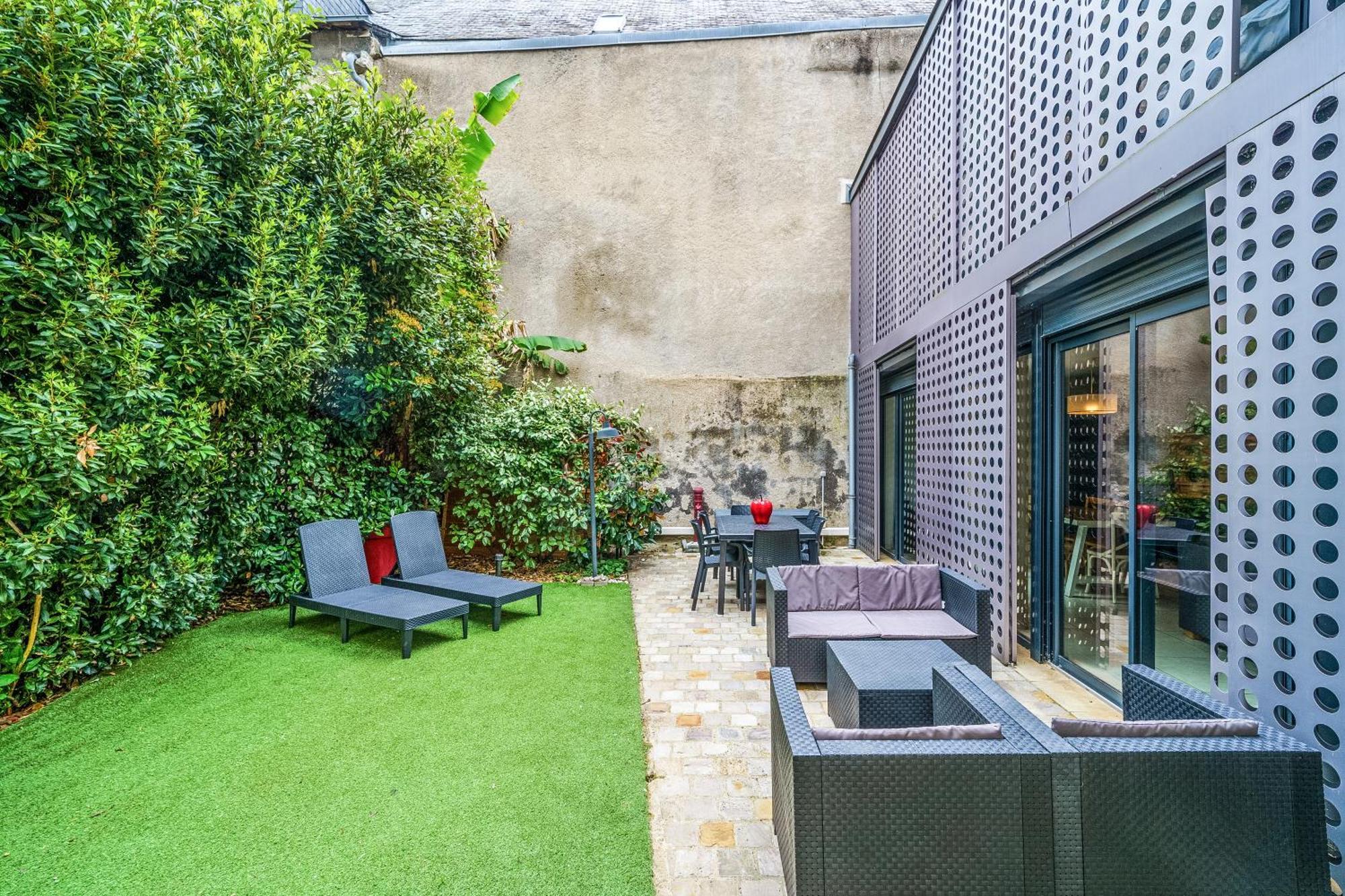 Maison D'Architecte Centre Tours Jardin, Climatisation, Parking 5 P Exterior foto
